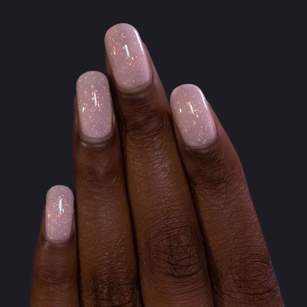 Ilnp Daybreak Milky Pink Flakie Shimmer Nail Polish Ilnp Daybreak